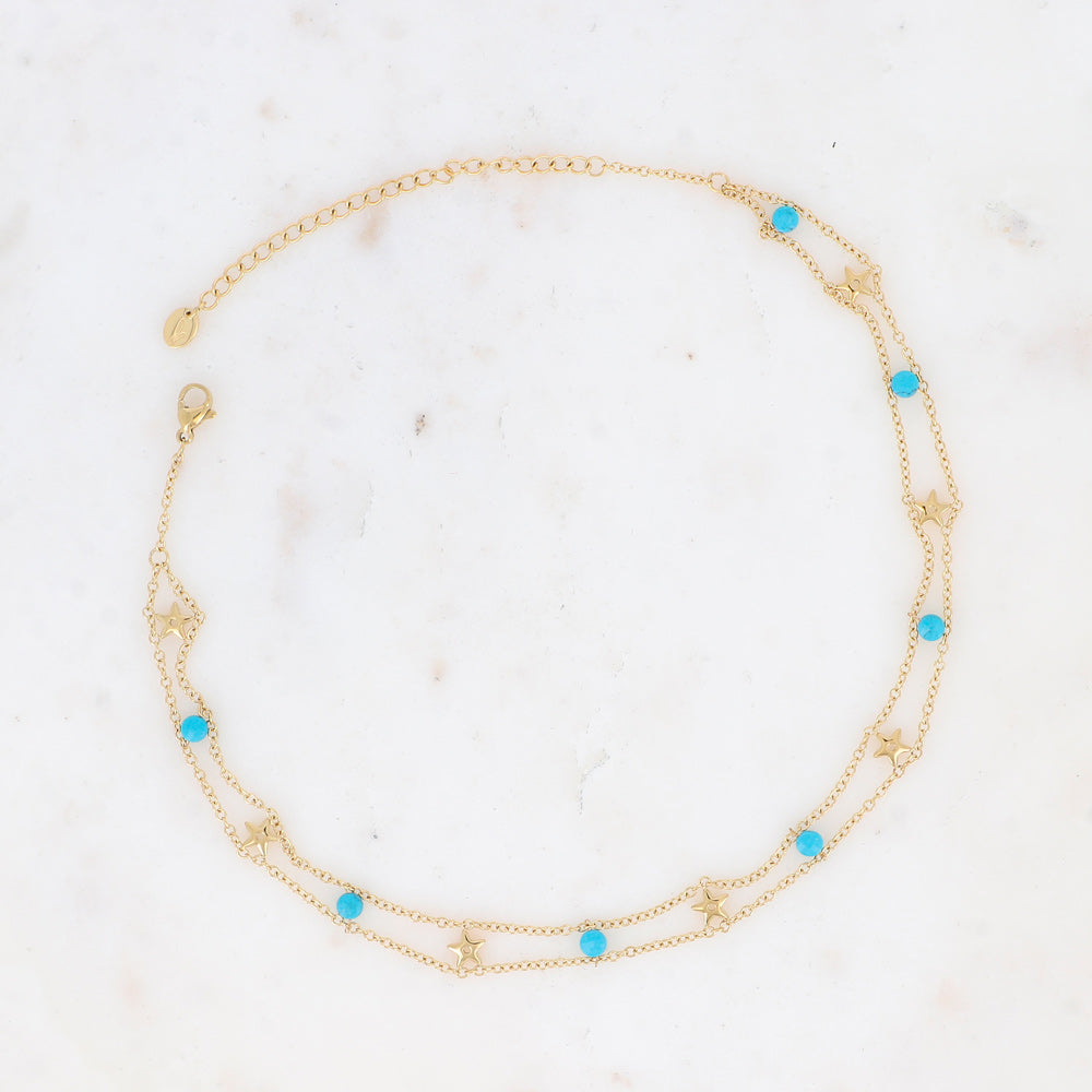 Collier Ras de Cou Breanna Lapis Lazuli