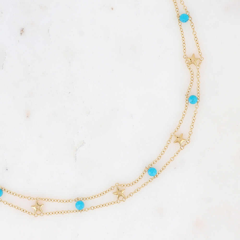 Collier Ras de Cou Breanna Lapis Lazuli