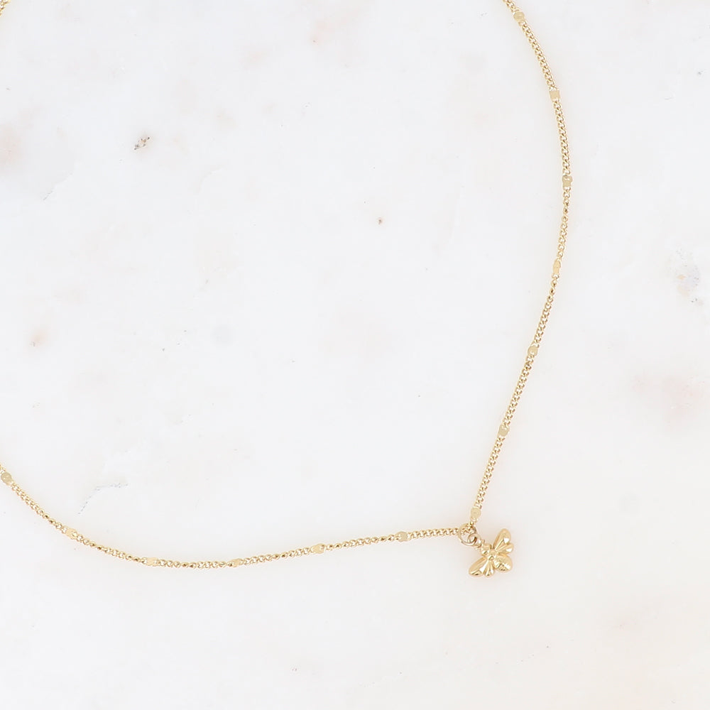 Collier Petite Abeille Doré