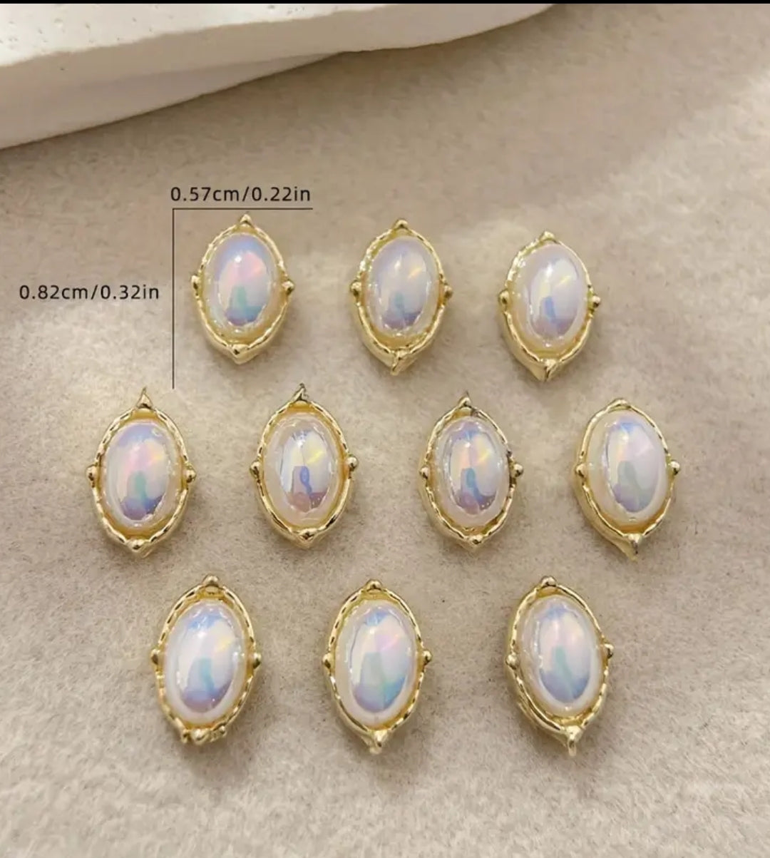 Charms Ongles : Cadre Perle