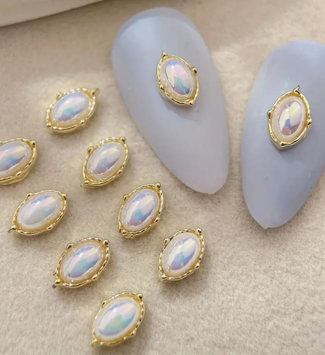 Charms Ongles : Cadre Perle