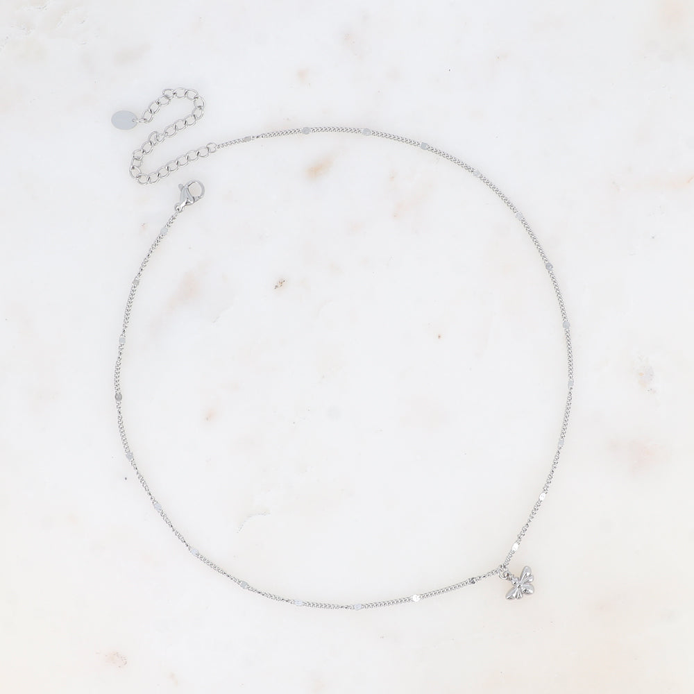 Collier Petite Abeille Argenté
