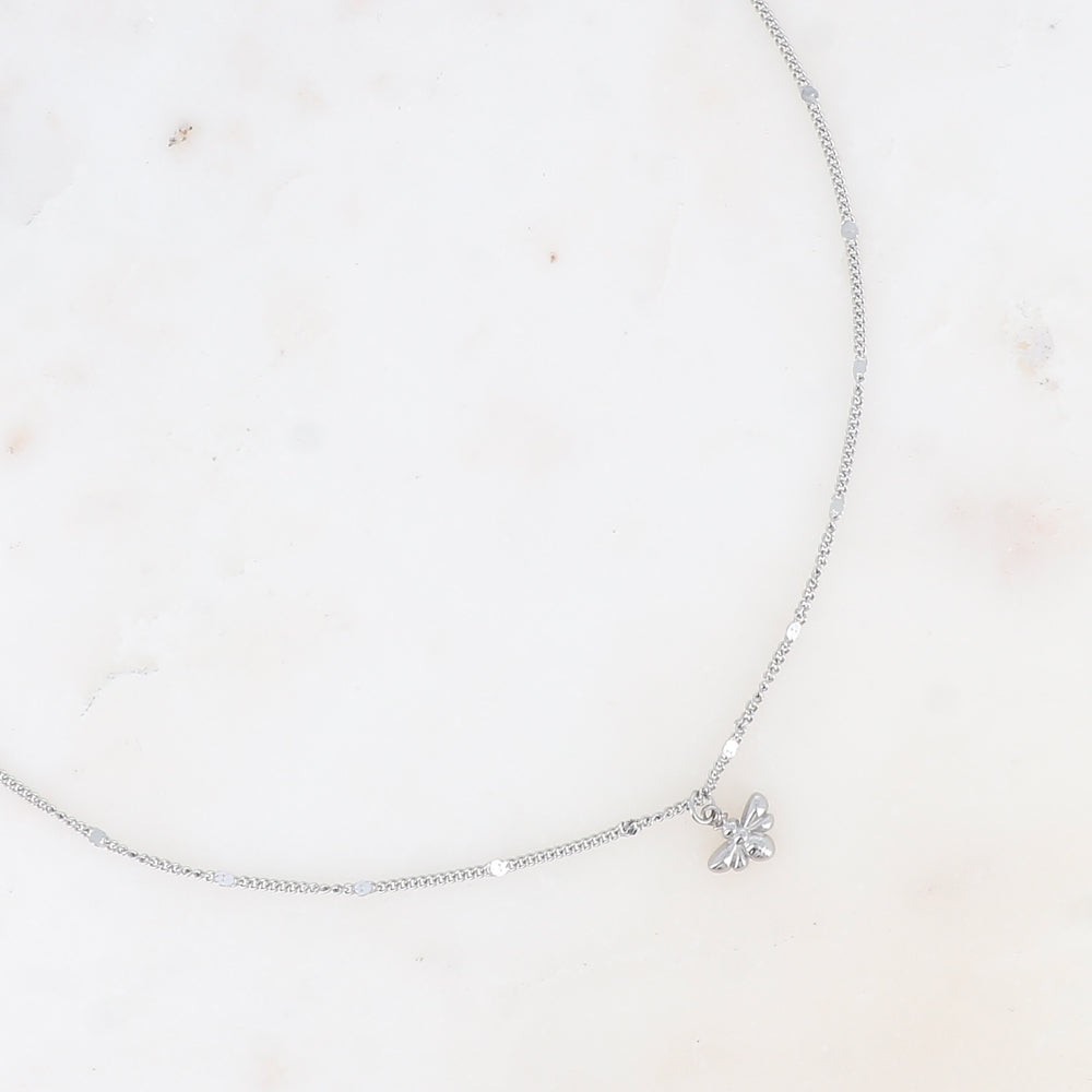 Collier Petite Abeille Argenté