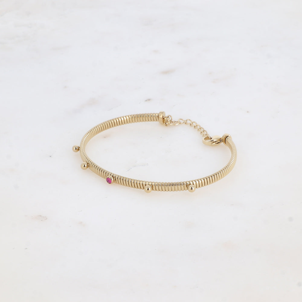 Jonc Danais Doré Rose