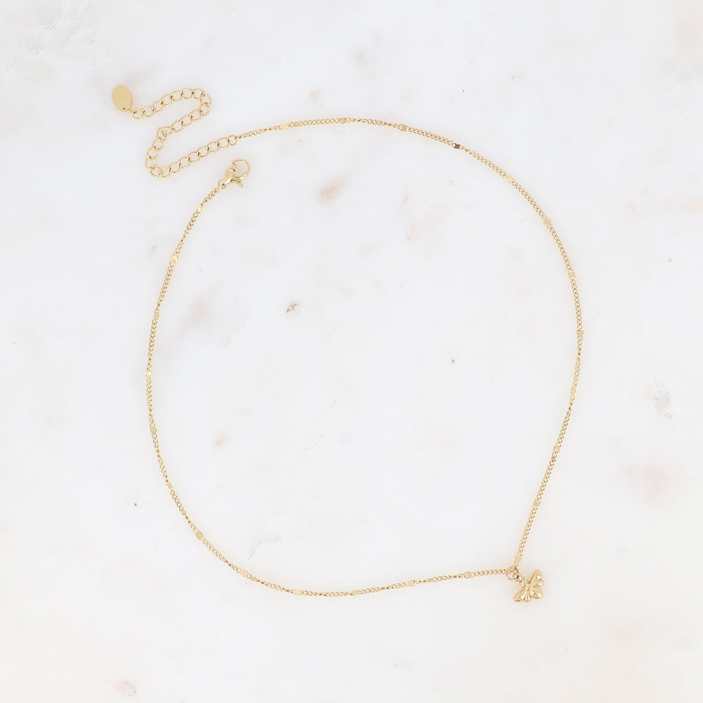 Collier Petite Abeille Doré