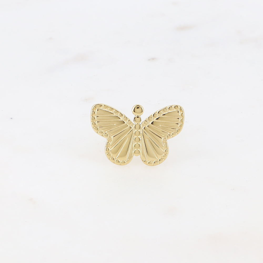 Bague Grand Papillon Doré