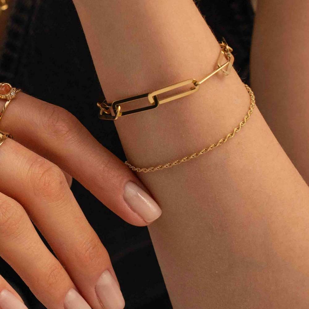 Bracelet Isolda Doré - Compatible Charms