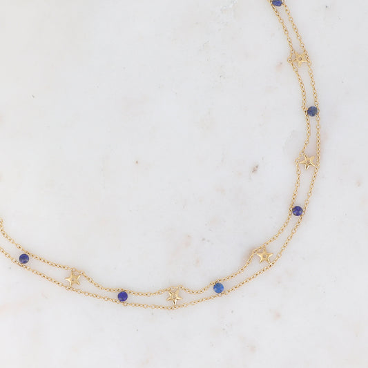 Collier Ras de Cou Breanna Lapis Lazuli