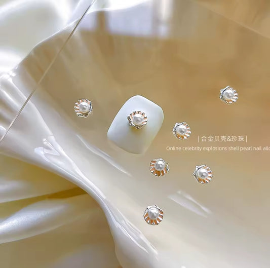 Pré-Commande Charms Ongles : Ornement 14 Coquillage Doré