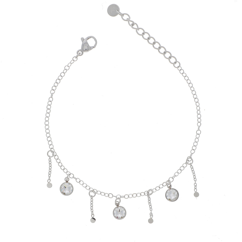 Bracelet Lupin Rhodium Crystal