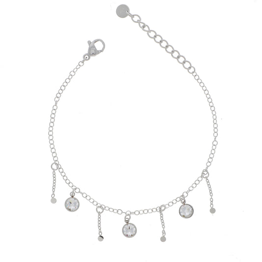 Bracelet Lupin Rhodium Crystal