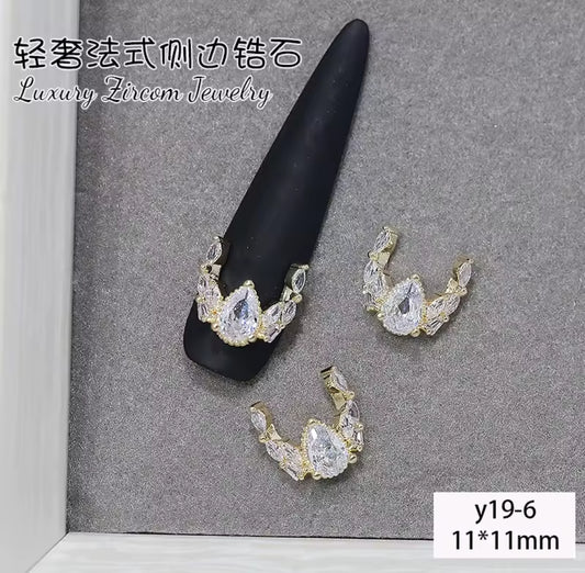 Pré-Commande Charms Ongles : Couronne 6 Zirconium