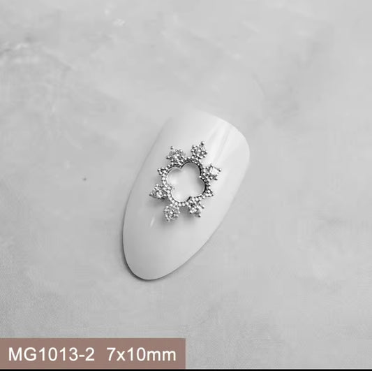 Pré-Commande Charms Ongles : Cadre 1 Argenté