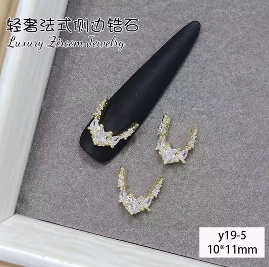 Pré-Commande Charms Ongles : Couronne 5 Zirconium