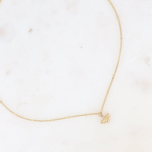 Collier Petite Abeille Doré