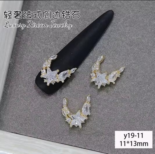 Pré-Commande Charms Ongles : Couronne 10 Zirconium