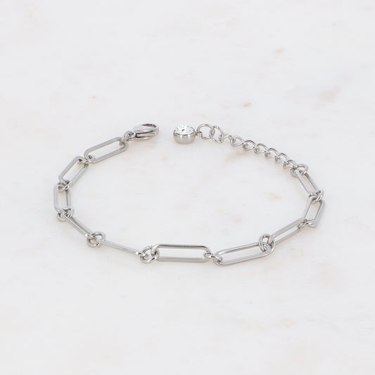 Bracelet Nix Rhodium - Compatible Charms