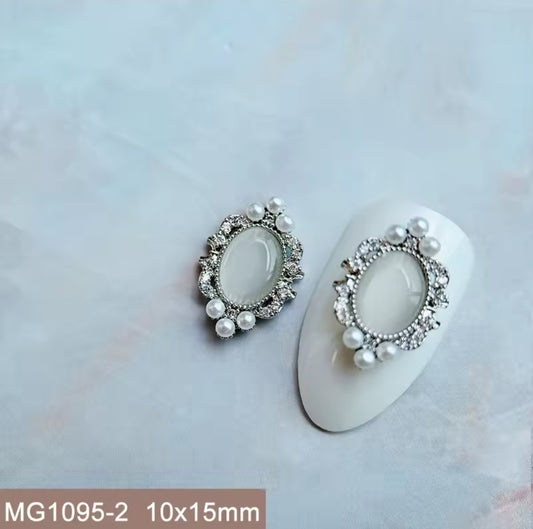 Pré-Commande Charms Ongles : Cadre 5 Argenté