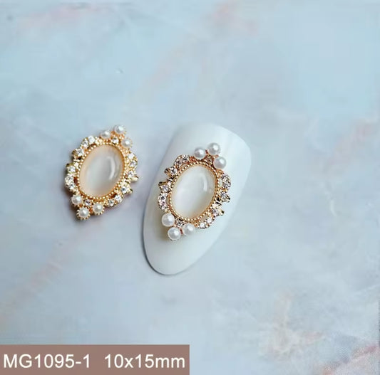 Pré-Commande Charms Ongles : Cadre 5 Doré