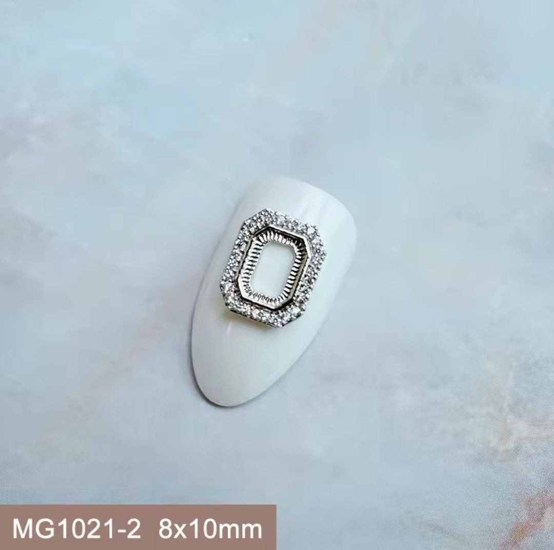 Pré-Commande Charms Ongles : Cadre 4 Doré