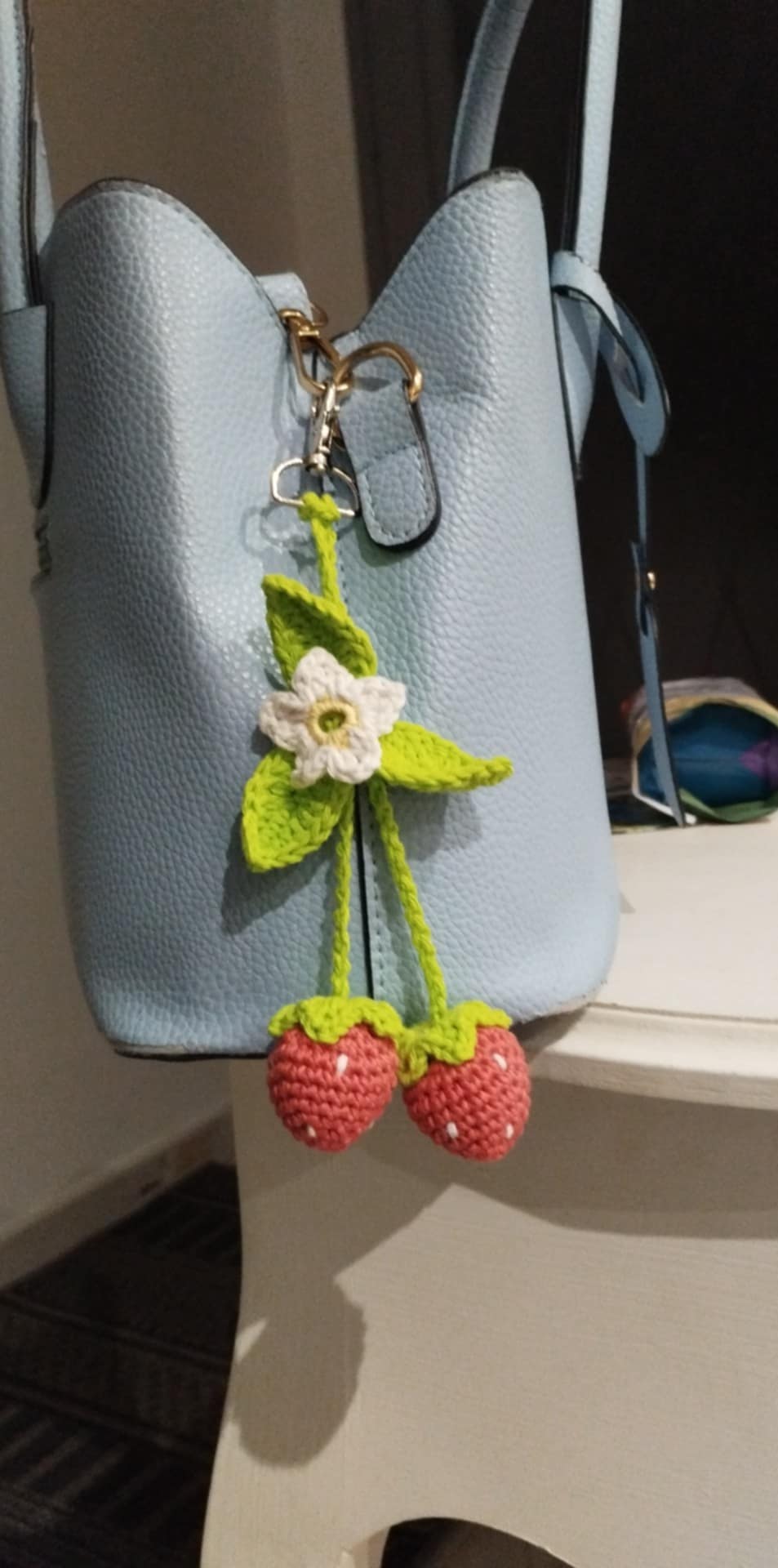 Porte-clés Fraises