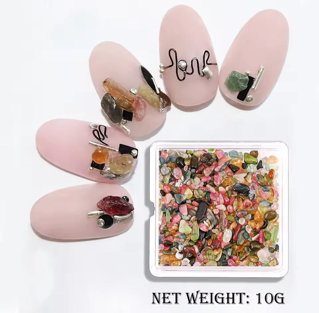 Pré-Commande Charms Ongles : Mélange verre poli
