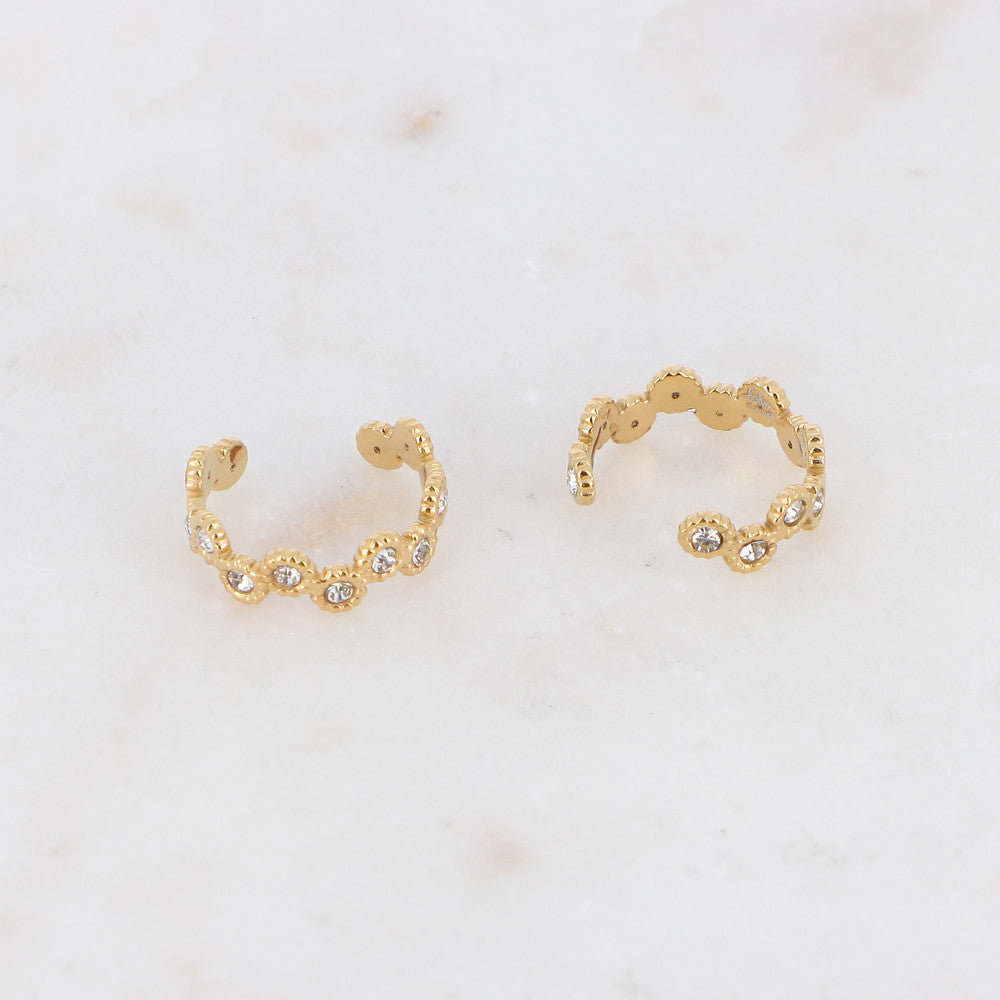 Boucles d'oreilles Earcuff Horine Doré