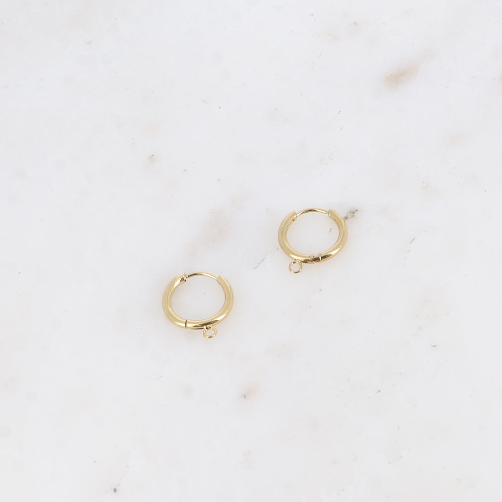Créoles Livia Doré - Compatible Charms