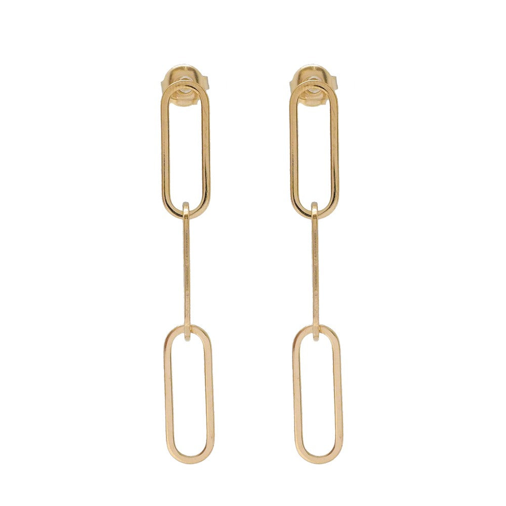 Boucles d'oreilles Sasha Doré - Compatible Charms