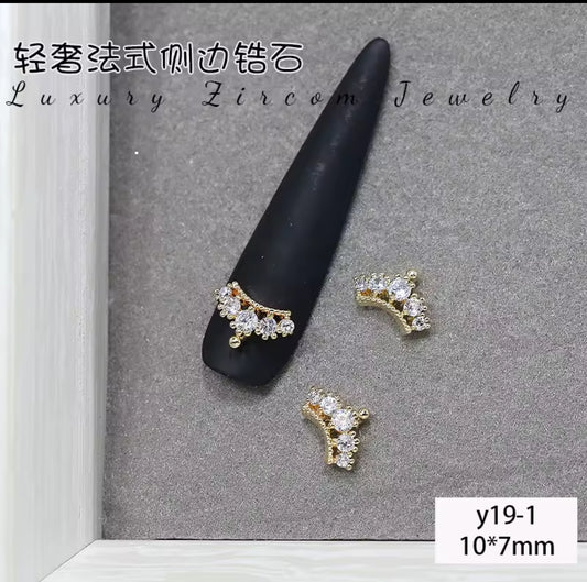 Pré-Commande Charms Ongles : Couronne 1 Zirconium