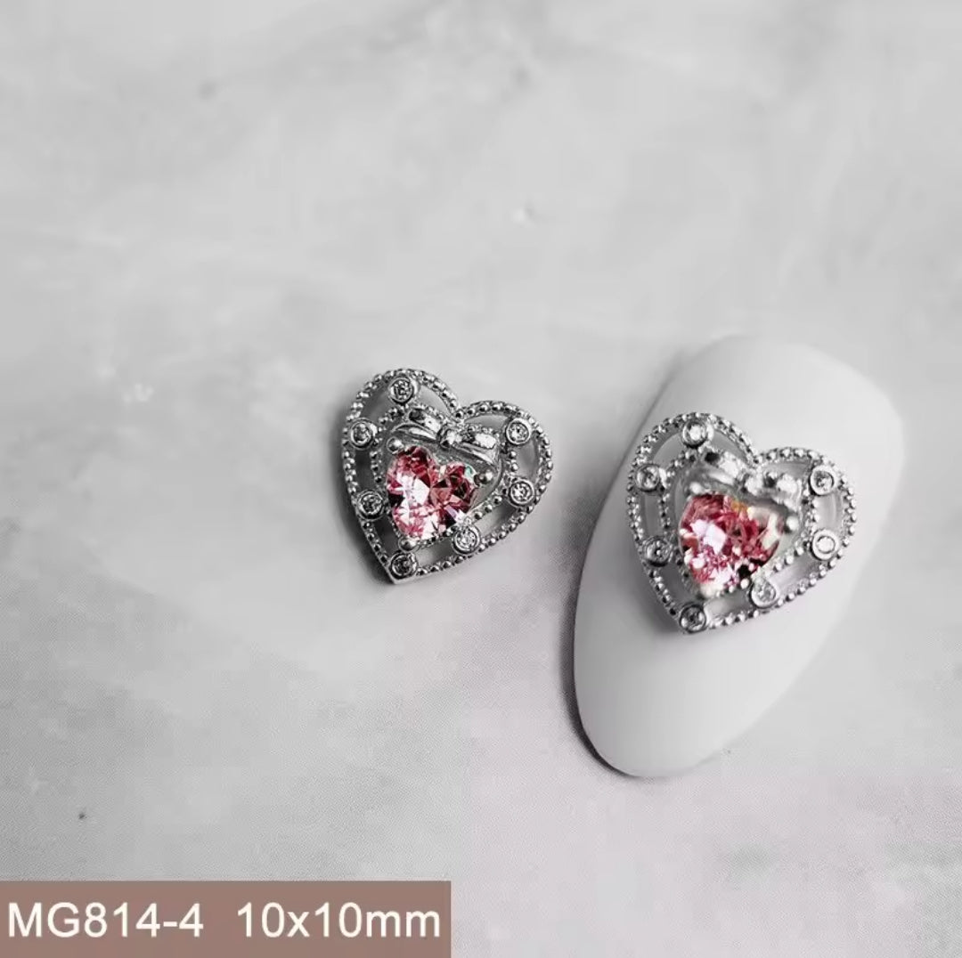 Pré-Commande Charms Ongles : Ornement 7 Zirconium Argenté
