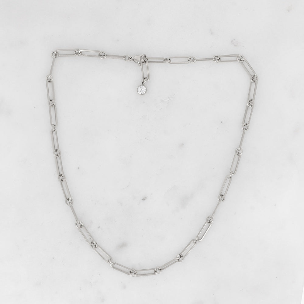 Collier Nix Rhodium - Compatible Charms