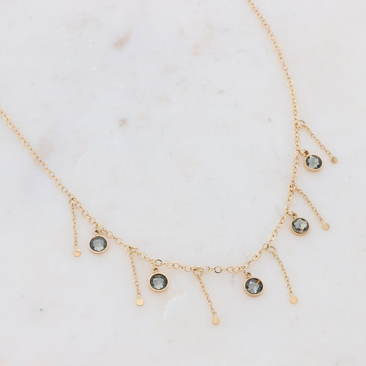 Collier Lupin Doré Black Diamond