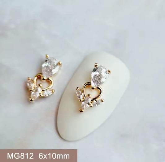 Pré-Commande Charms Ongles : Ornement 2 Zirconium