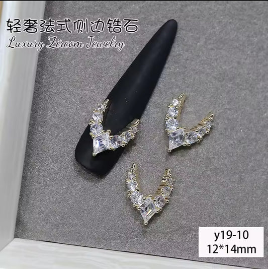 Pré-Commande Charms Ongles : Couronne 9 Zirconium