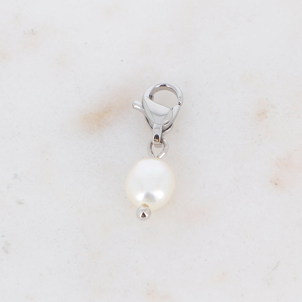 Charm Nacre Rhodium