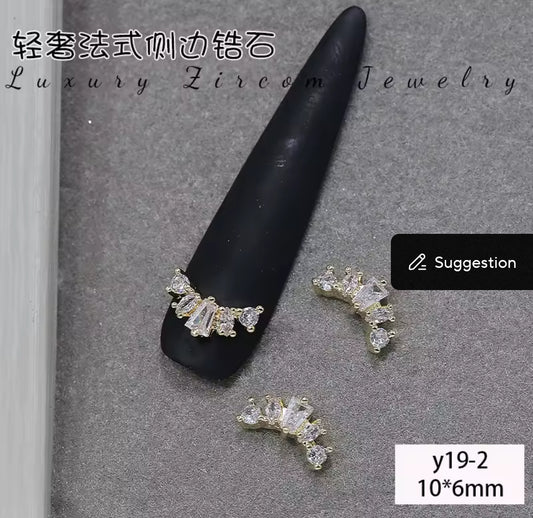 Pré-Commande Charms Ongles : Couronne 2 Zirconium