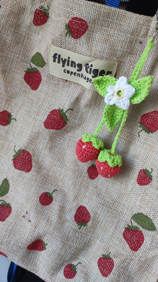 Porte-clés Fraises